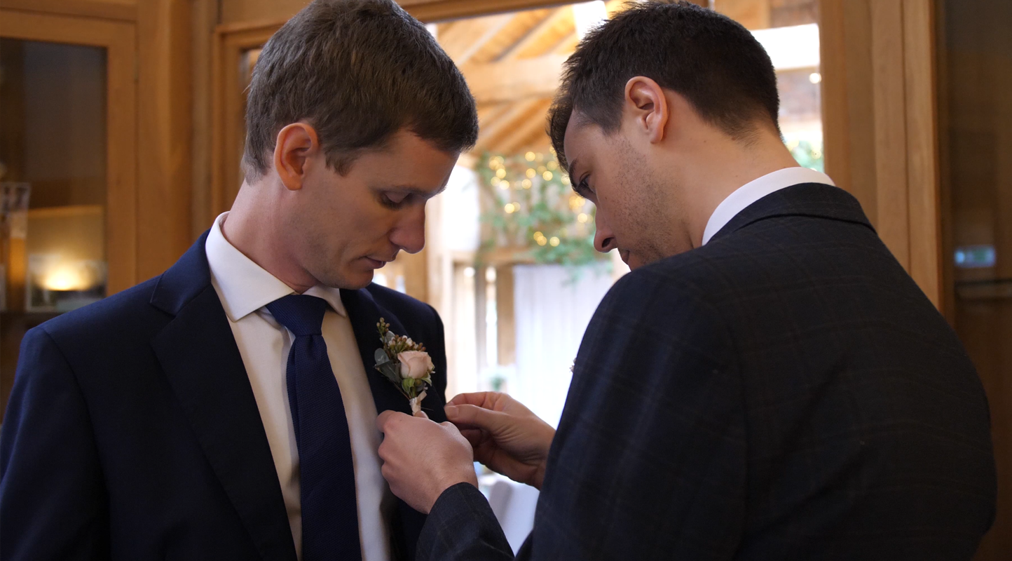 Groom and best man