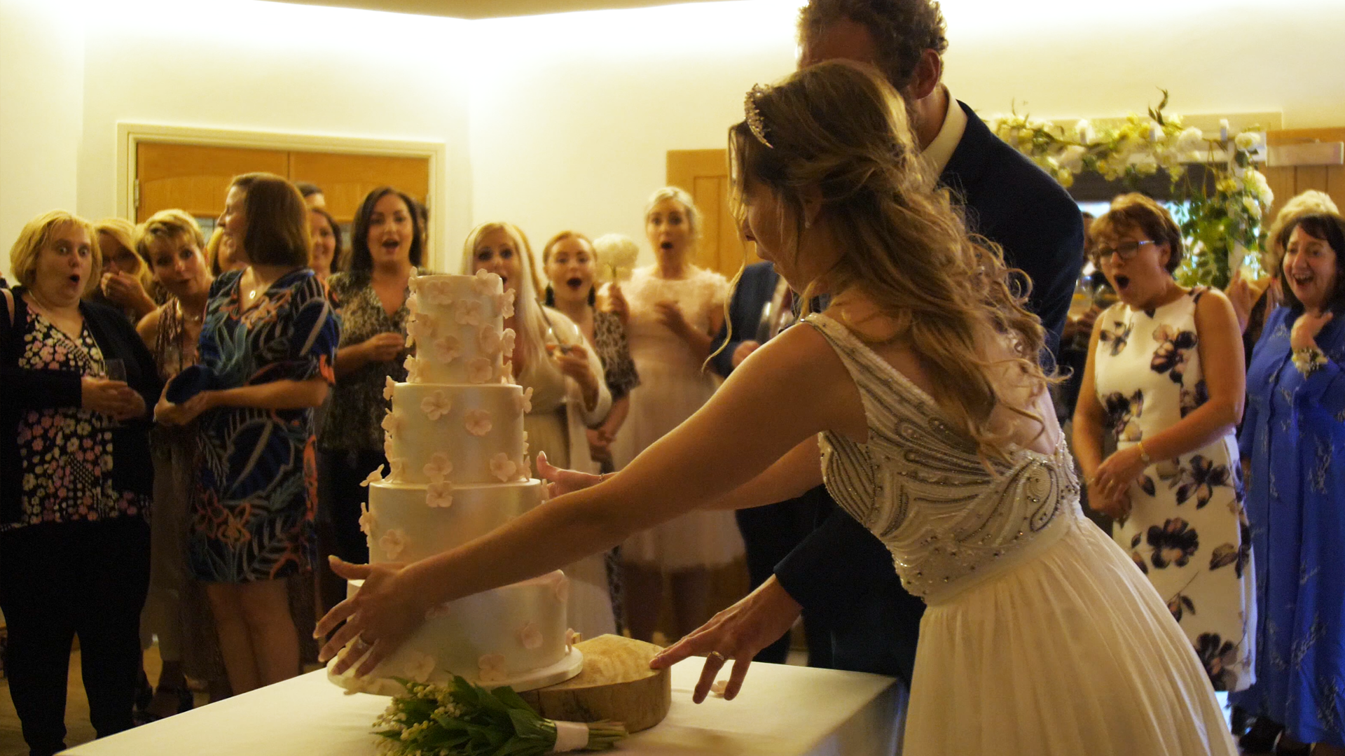 Charnock Farm Wedding Cake