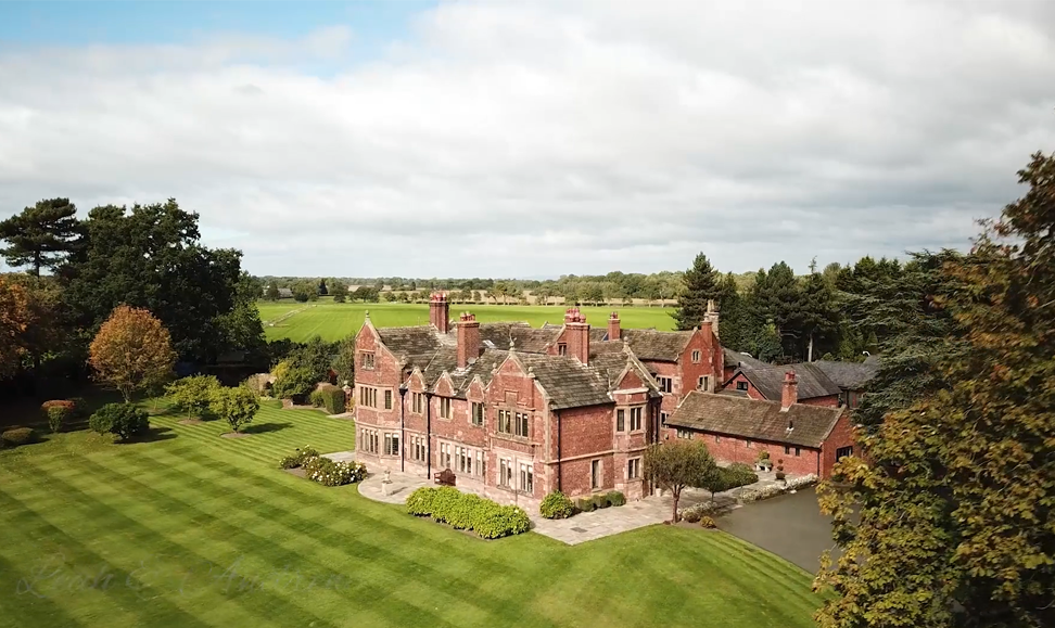 Colshaw Hall Drone Shot