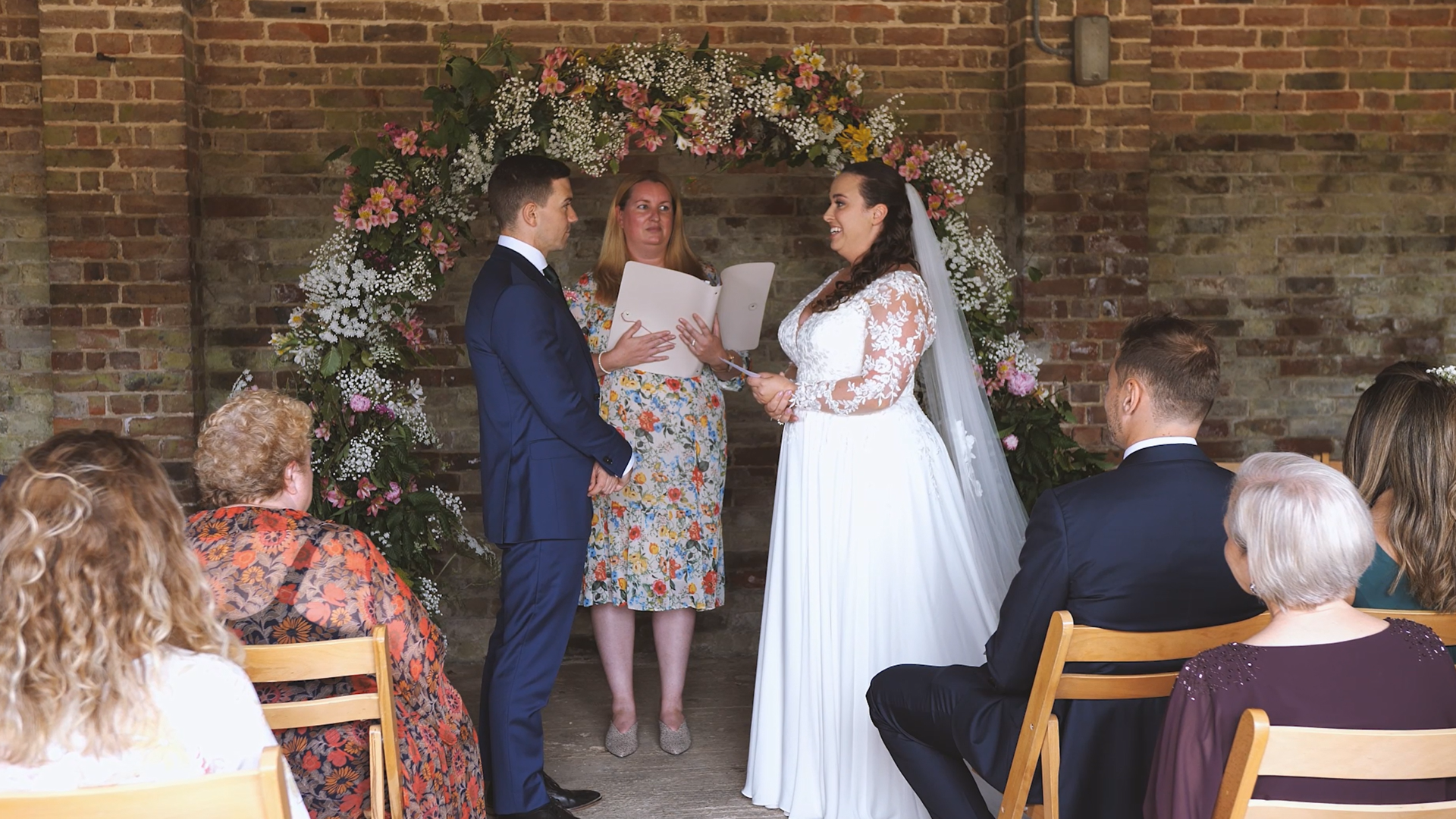 South Stoke Barn Wedding Ceremony