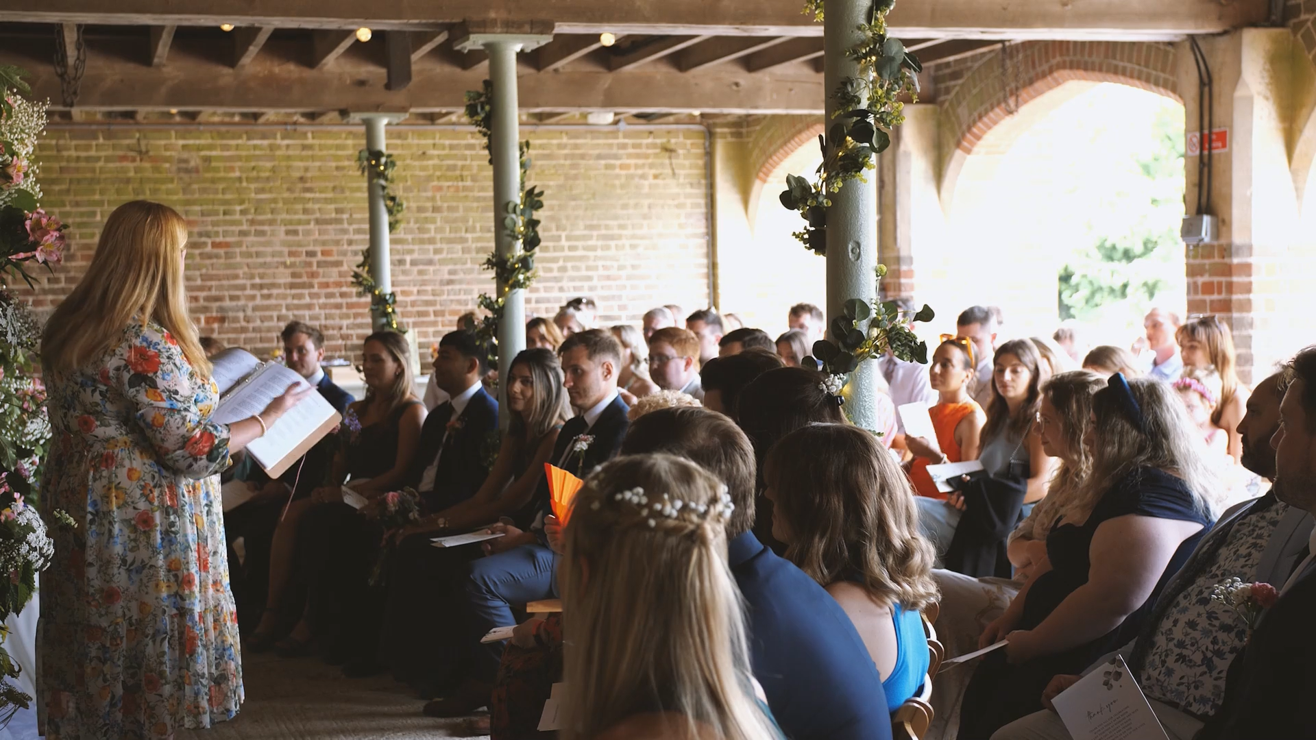 South Stoke Barn Wedding Ceremony