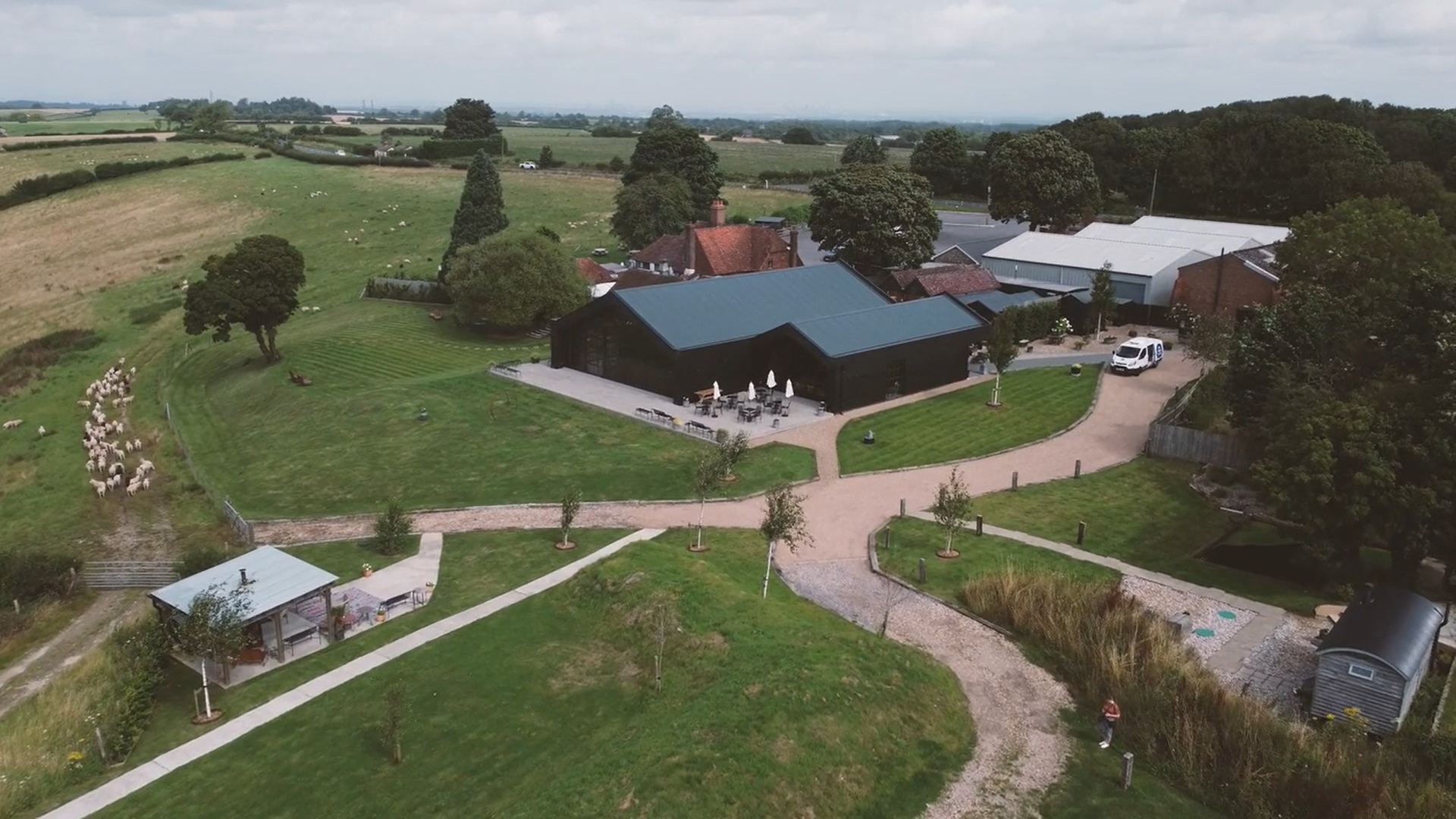 Botley Hill Barn Aerial