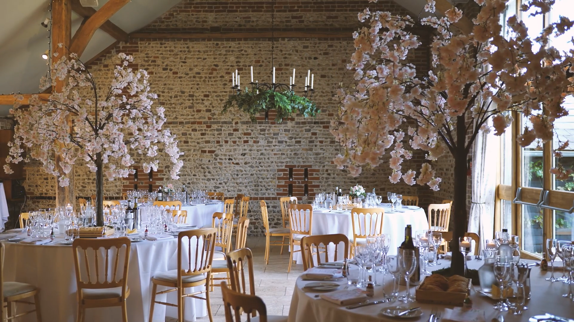 Upwaltham Barns Wedding Breakfast